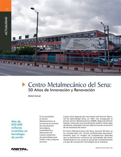 sena centro metalmecánico|CentrosFormacion .